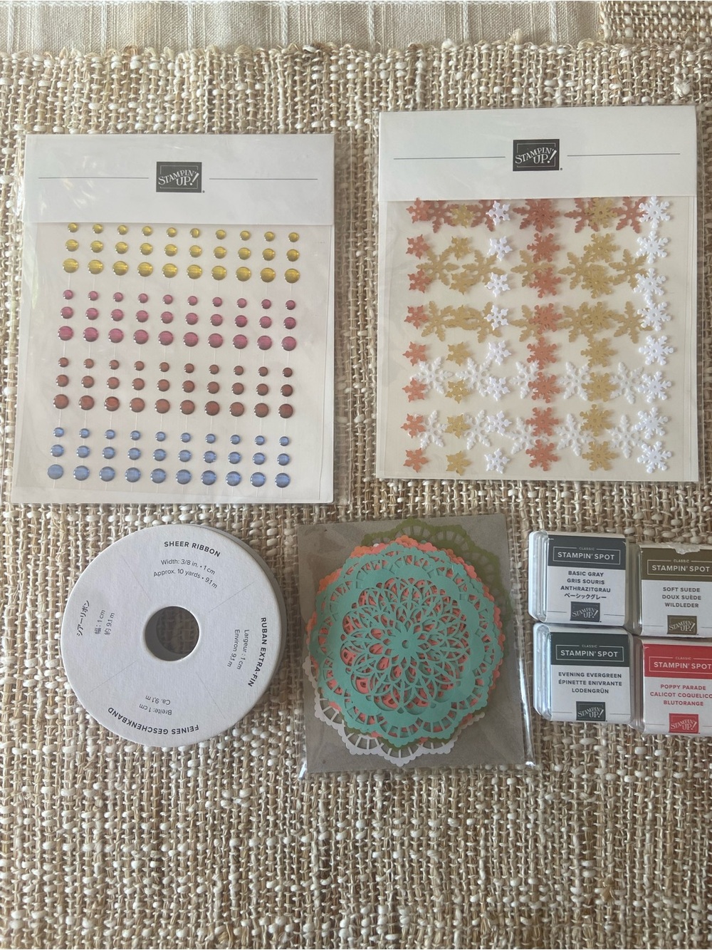 Stampin’ up! Embellishments and other fun finds